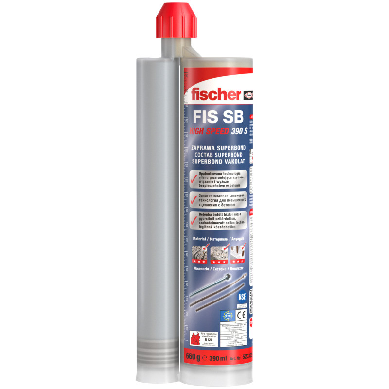 fischer Zaprawa iniekcyjna FIS SB 390 S HIGH SPEED