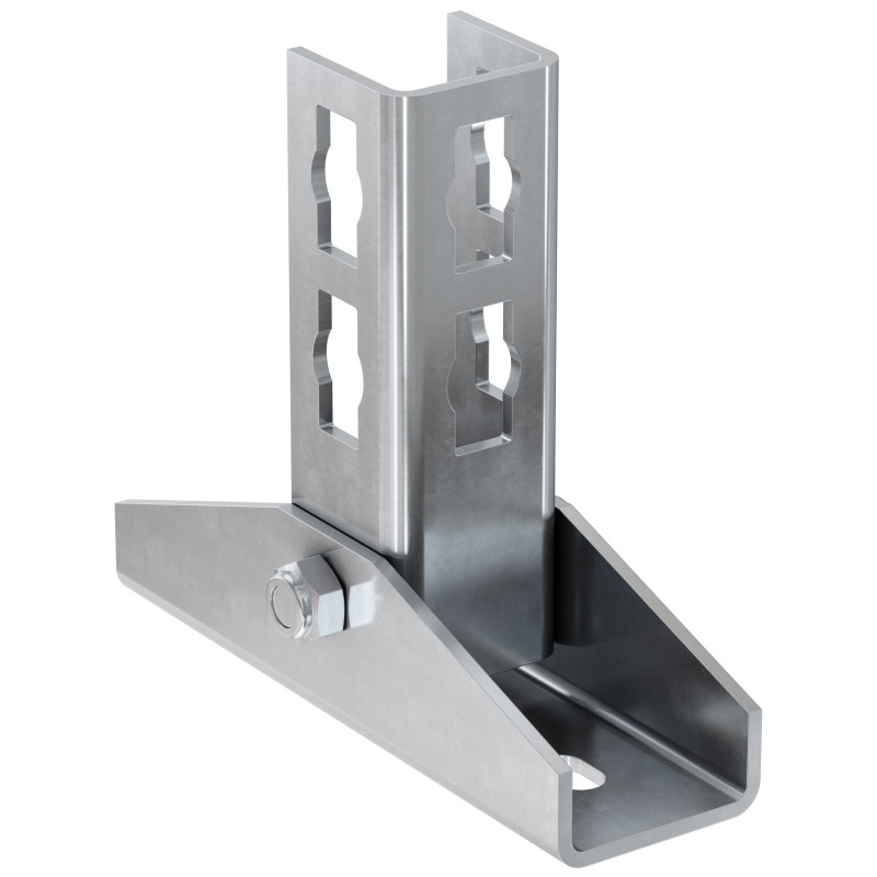 fischer Zmienny Wspornik szyny PVB