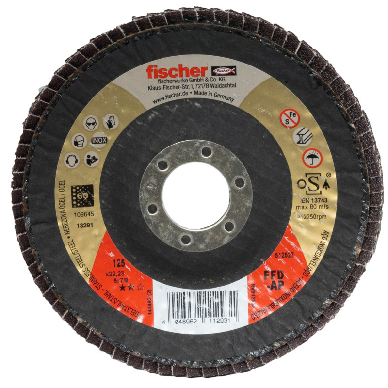Tarcza lamelkowa fischer FFD-AP 125 K60 INOX