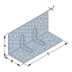 Złącze kątowe wzmocnione (CLT) ABR255 - Simpson Strong-Tie
