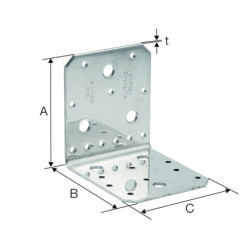 Złącze kątowe bez wzmocnienia A4 AB-S - Simpson Strong-Tie