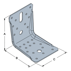 Złącze kątowe z podwójnym wzmocnieniem ABR-S - Simpson Strong-Tie